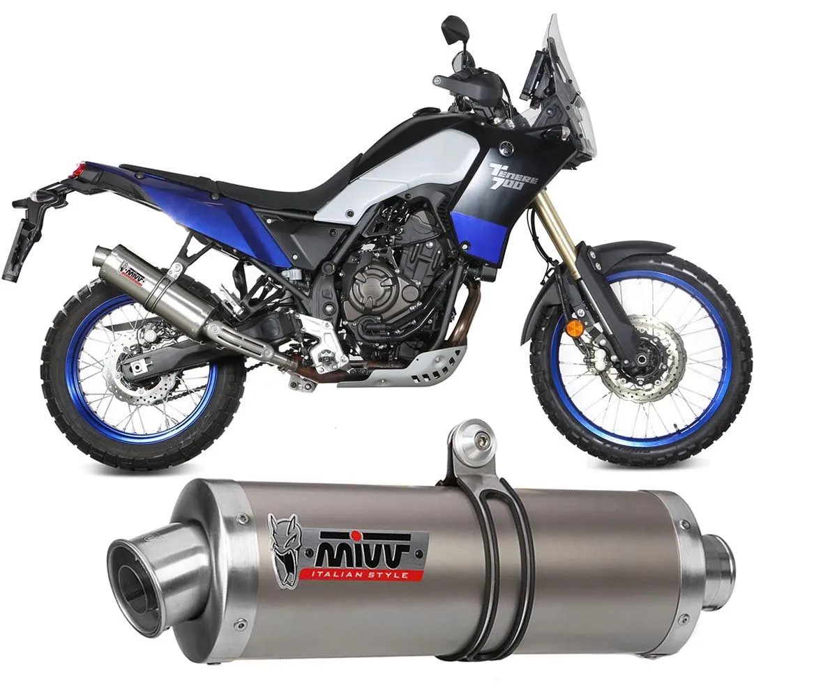 Terminale Di Scarico Mivv Oval Titanio Yamaha Ténéré 700 2019 > 2024-Y.064.L4-382974