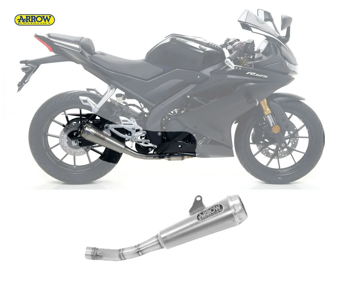 Scarico Completo Kat Arrow Pro-race Nichrom Yamaha Mt 125 2021 > 2023-51019KZ--51004PRI-302097
