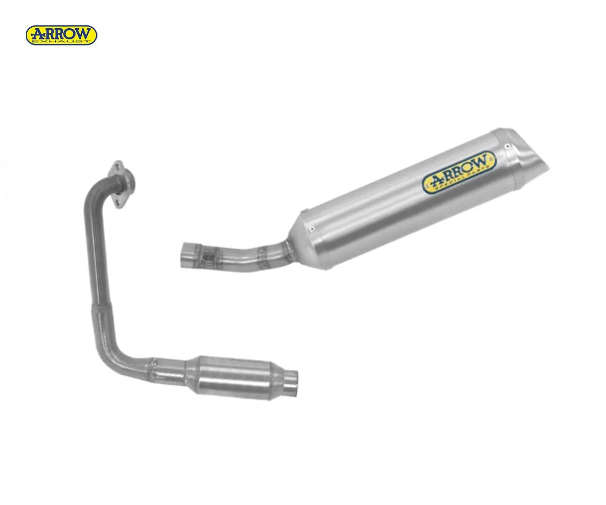 Scarico Completo Kat Arrow Thunder Steel Cap Alluminio Yamaha Mt 125 2021 > 2023-51019KZ--51518AO-302109
