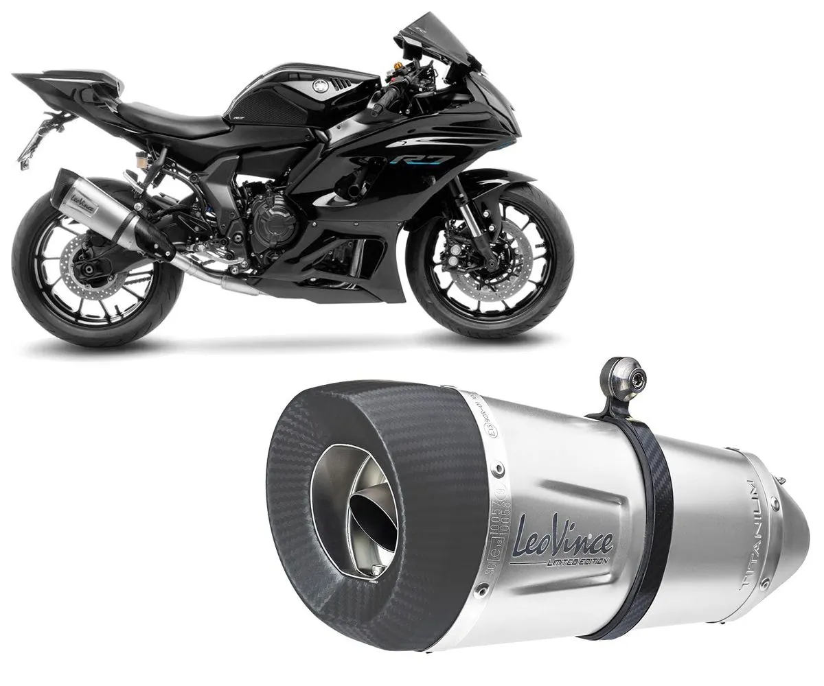 Impianto Completo Leovince Factory S Titanium Per Yamaha Yzf-r7 2021 > 2024-14405ST-300031