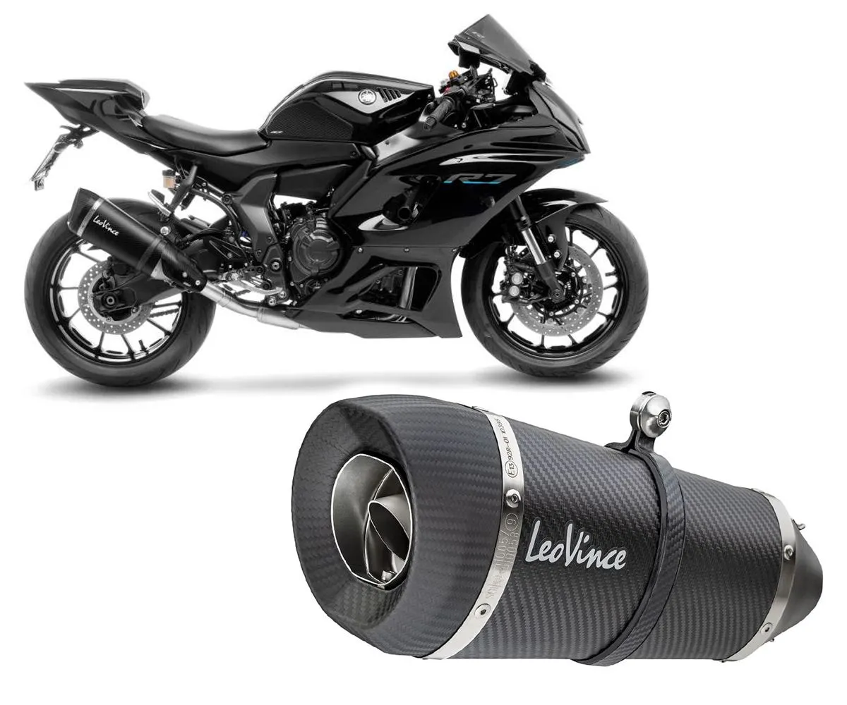 Impianto Completo Leovince Factory S Carbon Fiber Per Yamaha Yzf-r7 2021 > 2024-14406S-300030