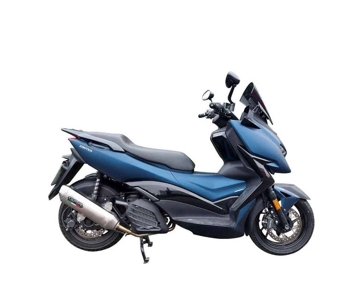 Scarico Completo Gpr Pentaroad Inox Omologato Inox 304 Satinato Per Zontes M 125 2022 > 2023-Z.8.CAT.PE.IO-387795