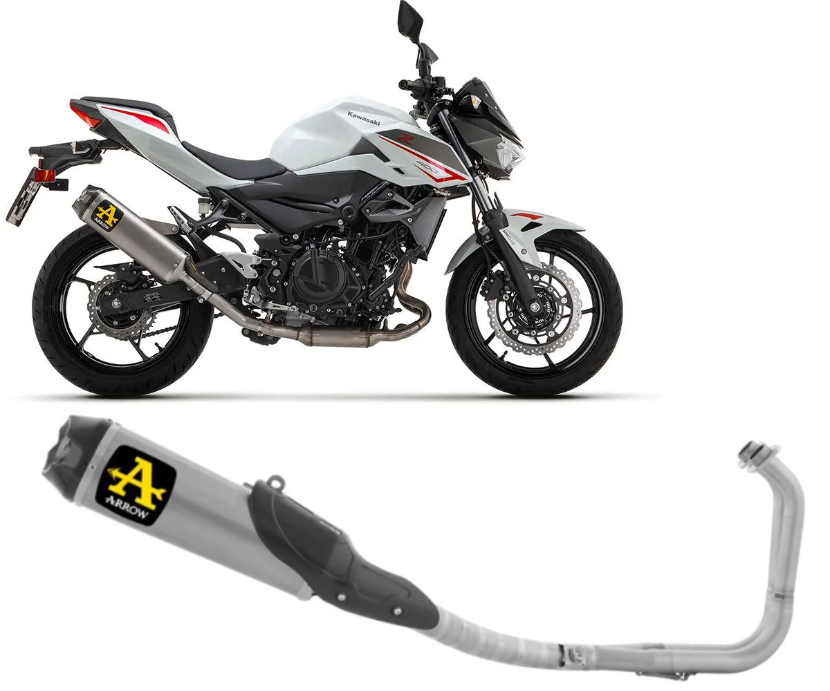 Impianto Completo Arrow Competition Full Titanium Kawasaki Z 400 2023 > 2024-71220CKZ-297115