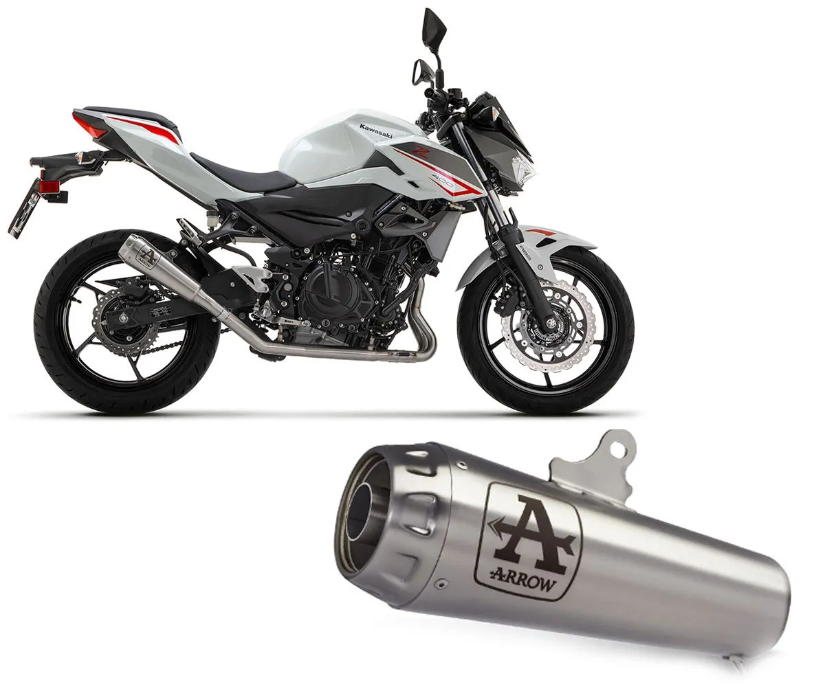 Terminale Di Scarico Arrow Pro-race Steel Nichrom Kawasaki Z 400 2023 > 2024-71874PRI-297111