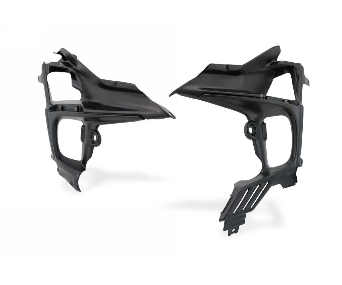 Kit Pannelli Laterali Estrattori Carbonio Cnc Racing Opaco Ducati Streetfighter V4 2020 > 2022-ZA307Y-362090