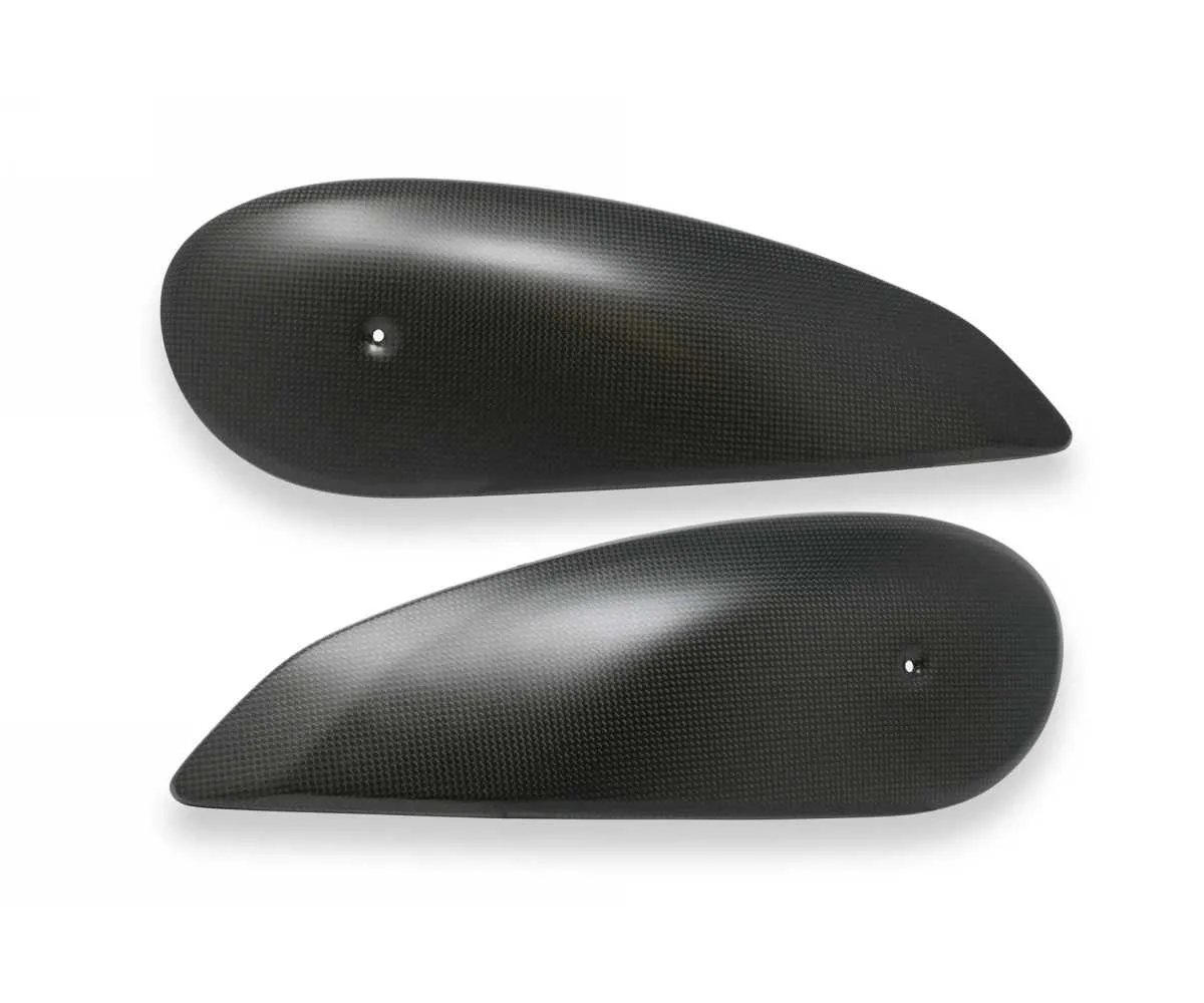 Fianchetti Laterali Serbatoio Carbonio Opaco Cnc Racing Opaco Ducati Scrambler 800 Cafe Racer 2017 > 2021-ZA974Y-376408