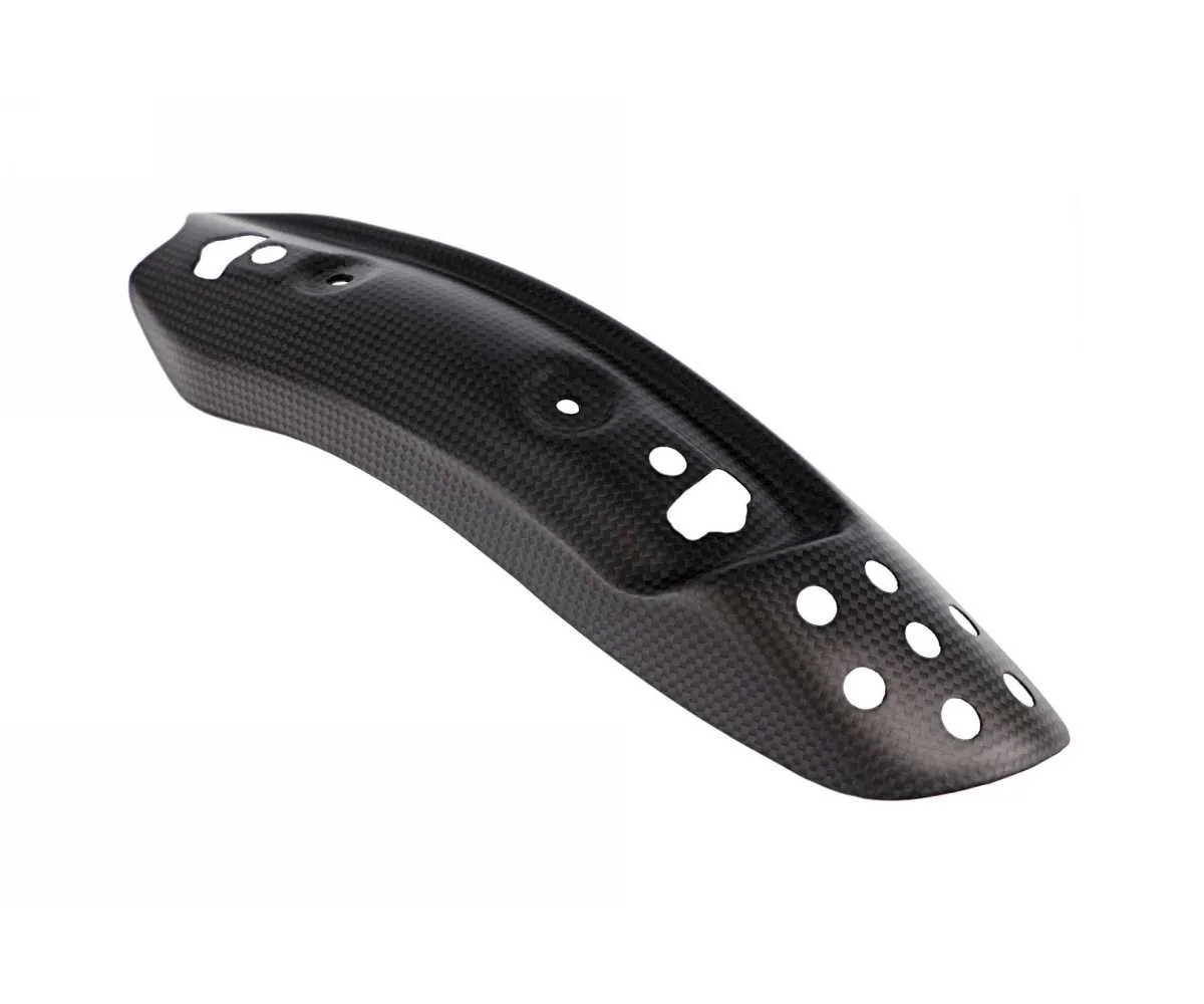 Supporto Paracalore Collettore Carbonio Opaco Cnc Racing Opaco Ducati Monster 797 2017 > 2020-ZA976Y-376420