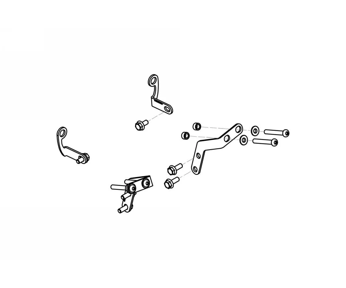 Gp Ducts Kit Montaggio Cnc Racing Nero Ducati Hypermotard 1100 Evo Sp 2010 > 2012-ZAB07B-374322