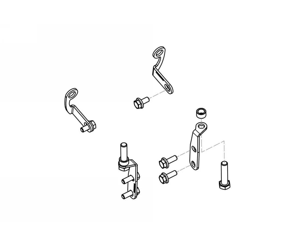 Gp Ducts Kit Montaggio Cnc Racing Nero Mv Agusta Brutale 3 675 2012 > 2015-ZAB09B-374325