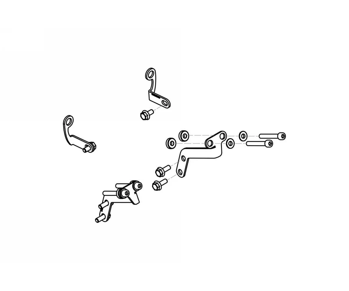 Gp Ducts Kit Montaggio Cnc Racing Nero Aprilia Rsv4 Racing Factory 2015 > 2018-ZAB17B-368198