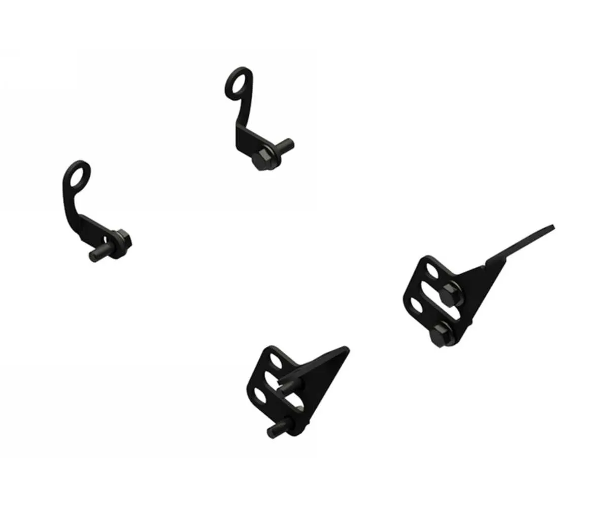 Gp Ducts Kit Montaggio Cnc Racing Nero Mv Agusta Brutale 1000 Nurburgring 2021 > 2022-ZAB23B-364064