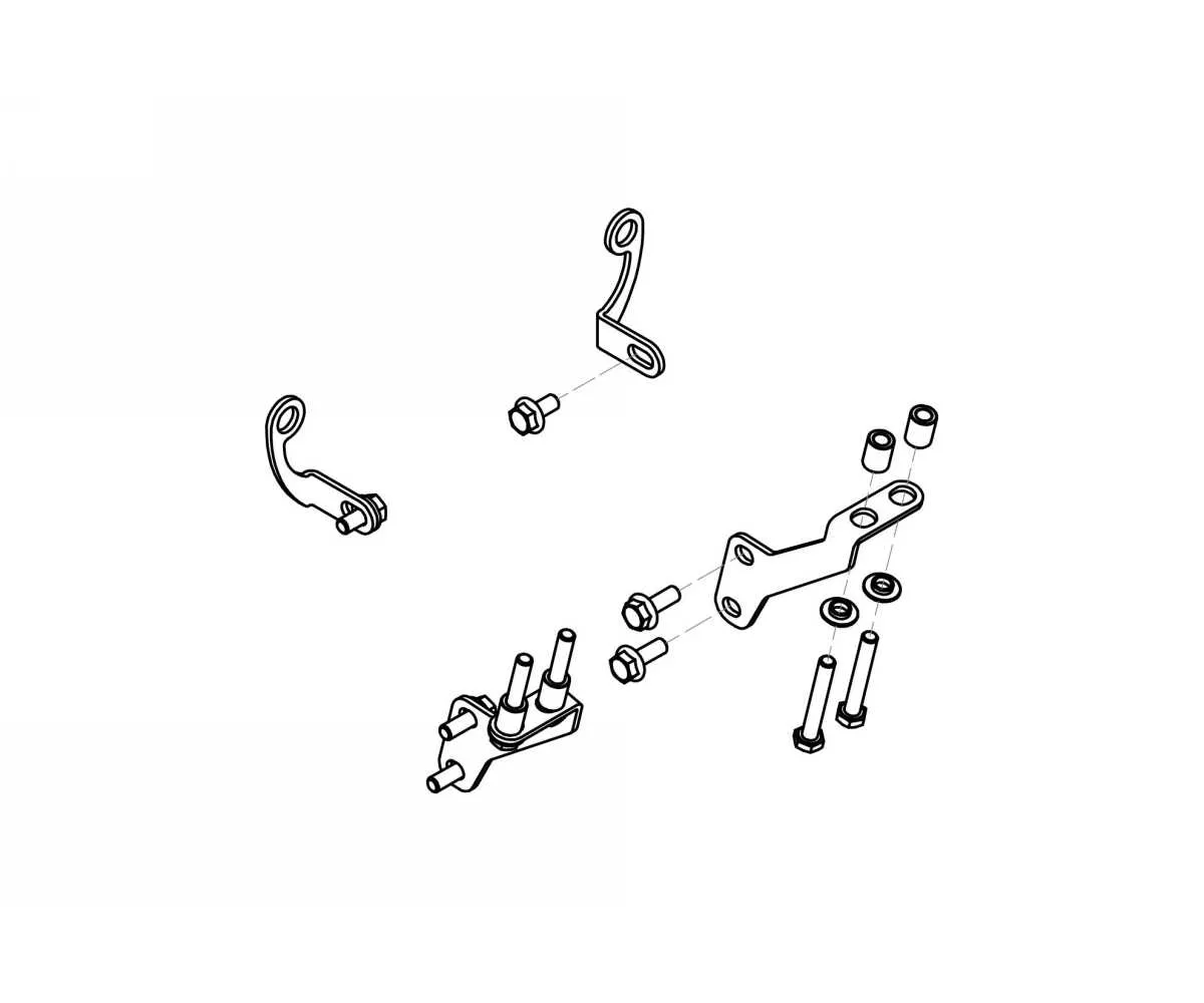 Gp Ducts Kit Montaggio Cnc Racing Nero Ducati Monster 937 2021 > 2022-ZAB26B-363227