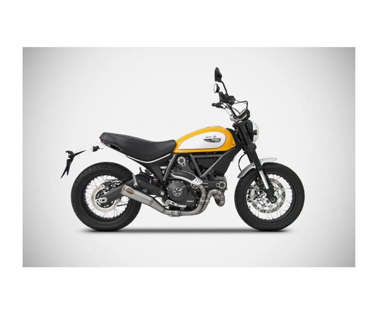 Impianto Di Scarico Zard Zdu783s40r Inox Scrambler Ducati 800 Replica 2015 > 2019-ZDU783S40R-247800