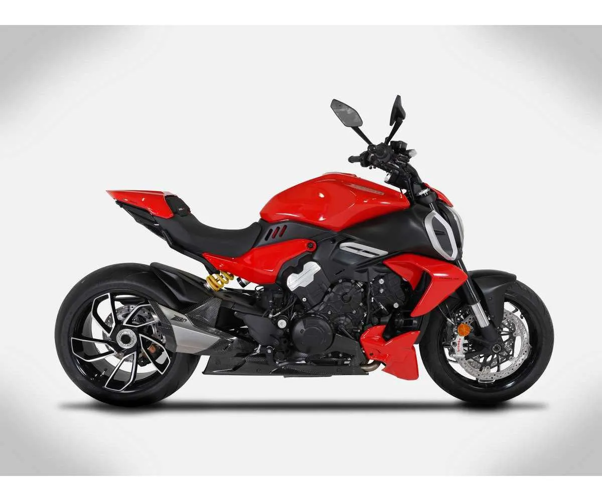 Terminale Di Scarico Zard Omologato Zdu008s00sco Titanio E5 Ducati Diavel V4 2023 > 2024-ZDU008S00SCO-388471
