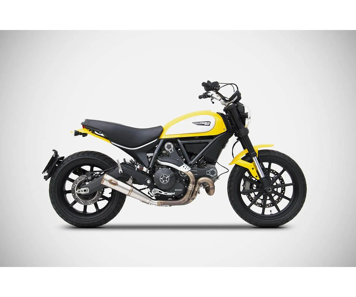 Terminale Di Scarico Zard Zdu781s10sbo Inox Acciaio E3 Ducati Scrambler 800 2015 > 2019-ZDU781S10SBO-388325