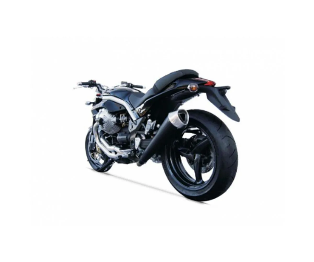Impianto Di Scarico Conico Zard Zmg070s10ssr-b Inox Moto Guzzi Griso 2007 > 2016-ZMG070S10SSR-B-247664