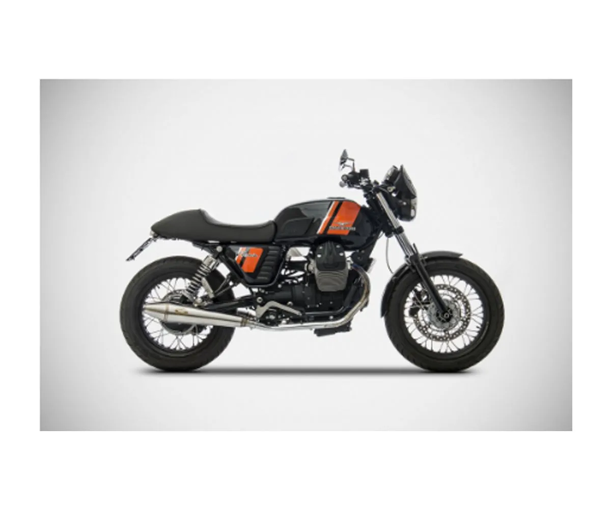 Terminale Di Scarico Conici Moto Guzzi V7 Classic Zard Zmg076s10ssr Inox R 2008 > 2015-ZMG076S10SSR-247839