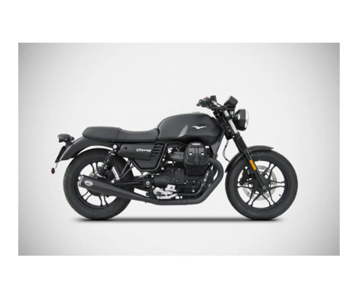 Impianto Di Scarico Moto Guzzi V7 Iii Zuma Zard Zmg083s10sso-b E4 2017 > 2019-ZMG083S10SSO-B-247837