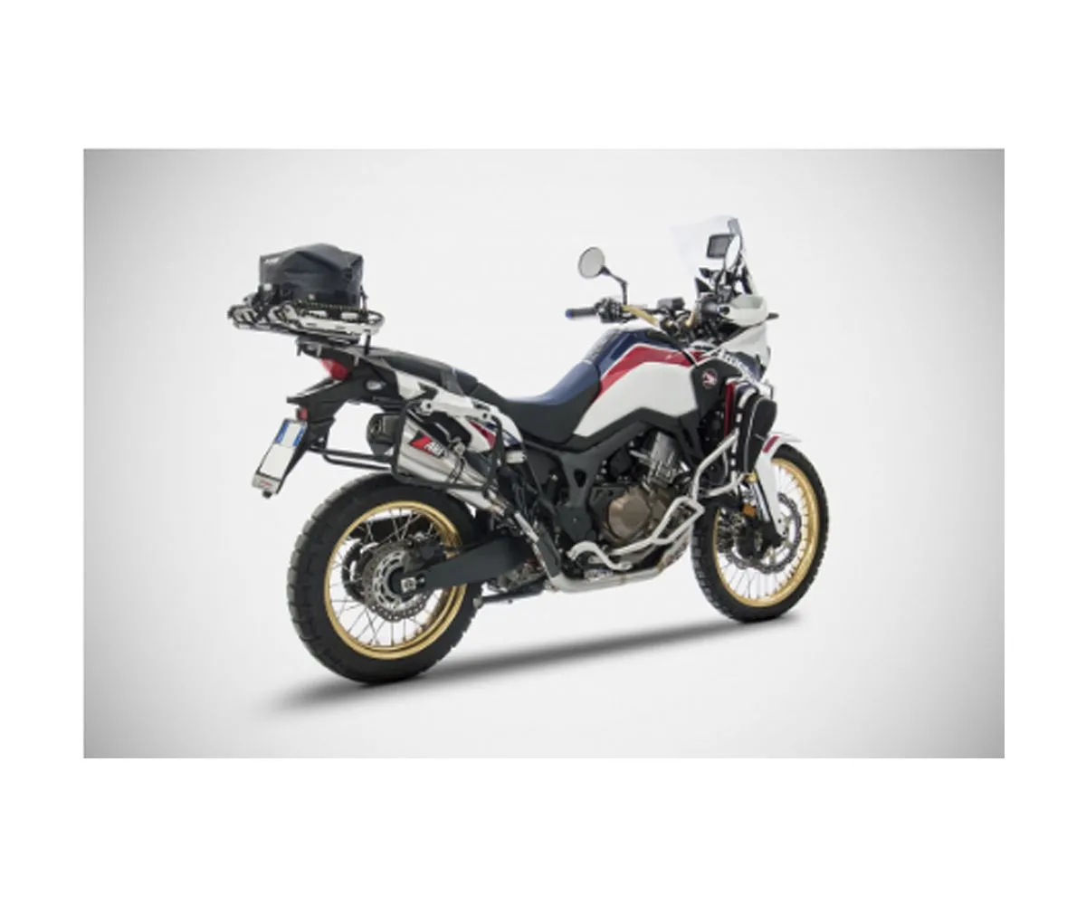 Terminale Di Scarico+fondello Zard Zhnd367skr-fc Honda Africa Twin 2016 > 2019-ZHND367SKR-FC-247819