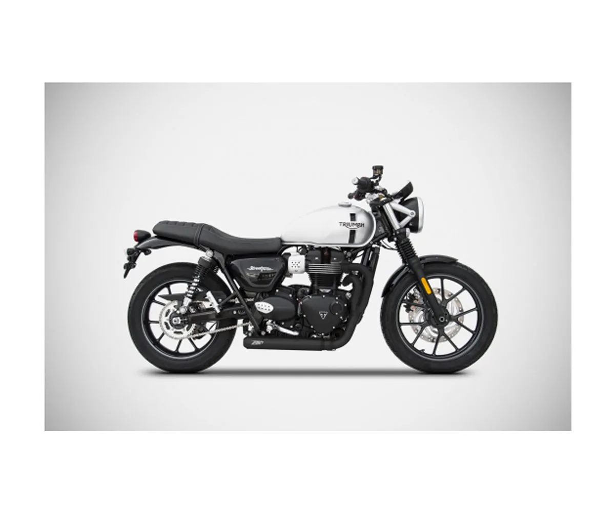 Impianto Di Scarico Zard Ztph087skr-p2kit Triumph Street Twin Cross 2016 > 2019-ZTPH087SKR-P2KIT-247881