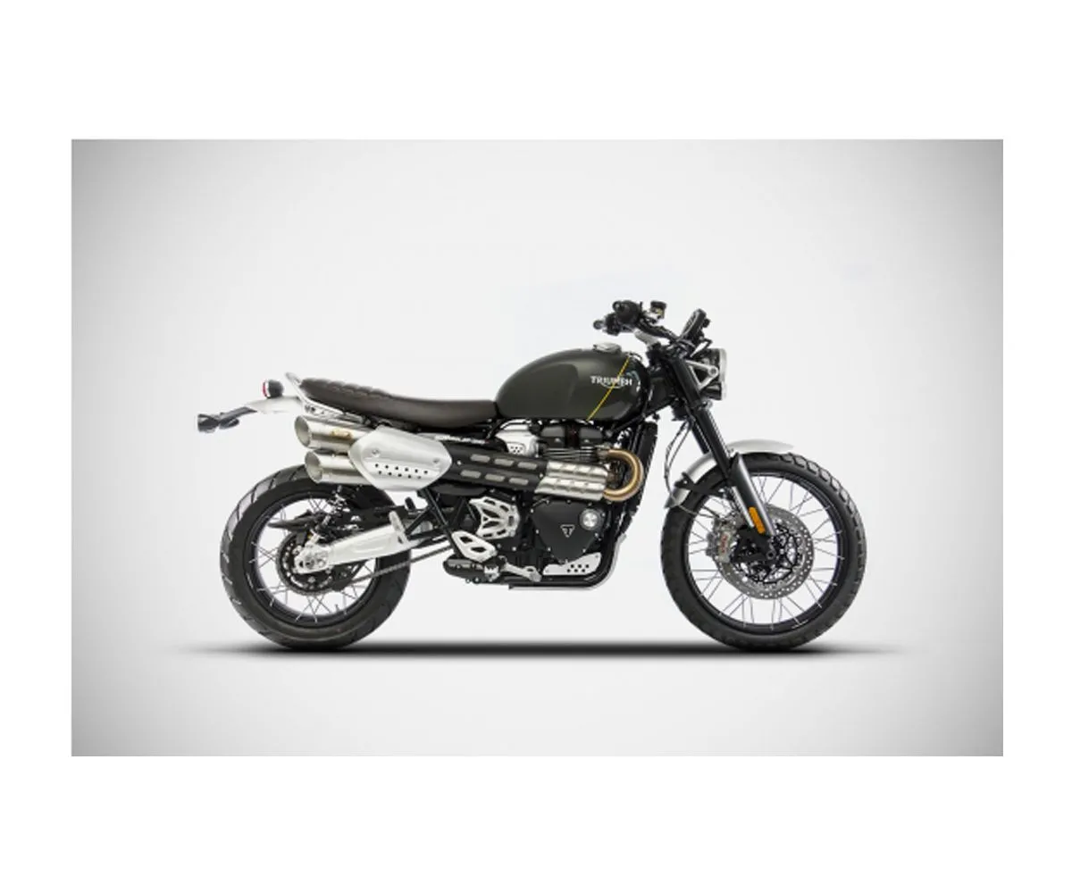 Impianto Di Scarico Triumph Scrambler 1200 Zard Ztph091ssr Inox R 2019-ZTPH091SSR-247851