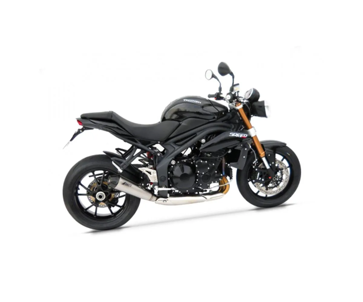 Impianto Di Scarico+fondello Carbonio Conico Zard Ztph506ssr-fc Triumph Speed Triple 1050 2011-ZTPH506SSR-FC-247698
