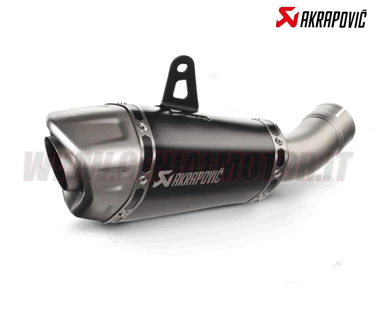 Terminale Di Scarico Nero In Titanio Akrapovic Per Kawasaki Zx-10r 2021 > 2023-S-K10SO28-ASZTBL-248009