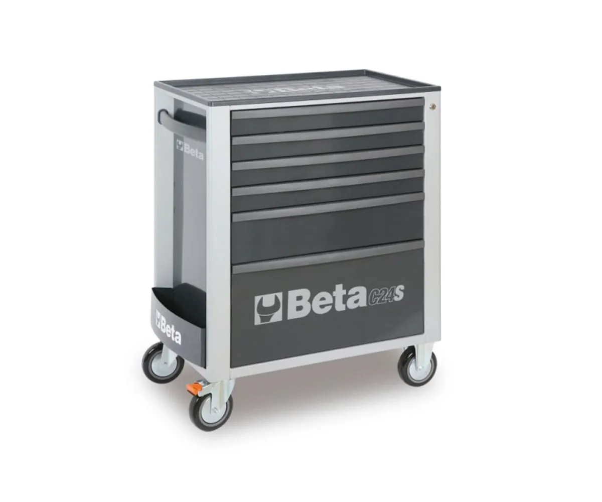 Cassettiera Mobile Beta Grigia Con 6 Cassetti-C24S/6-G-249101