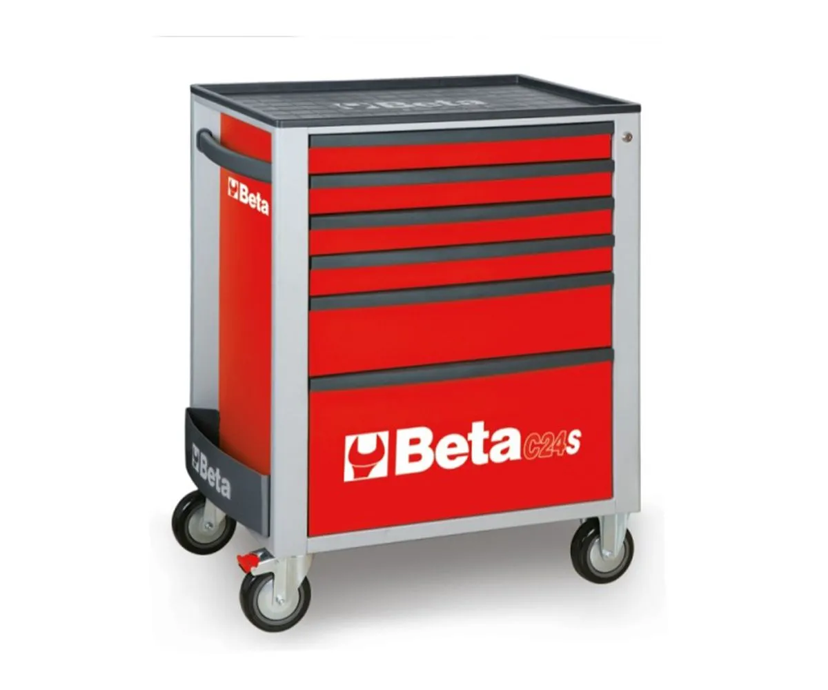 Cassettiera Mobile Beta Rossa Con 6 Cassetti-C24S/6-R-249102