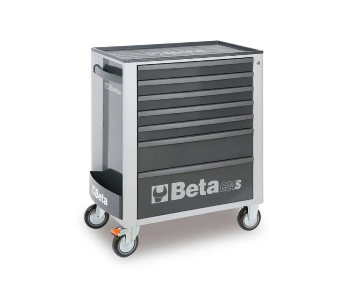 Cassettiera Mobile Beta Grigio Con 7 Cassetti-C24S/7-G-249104
