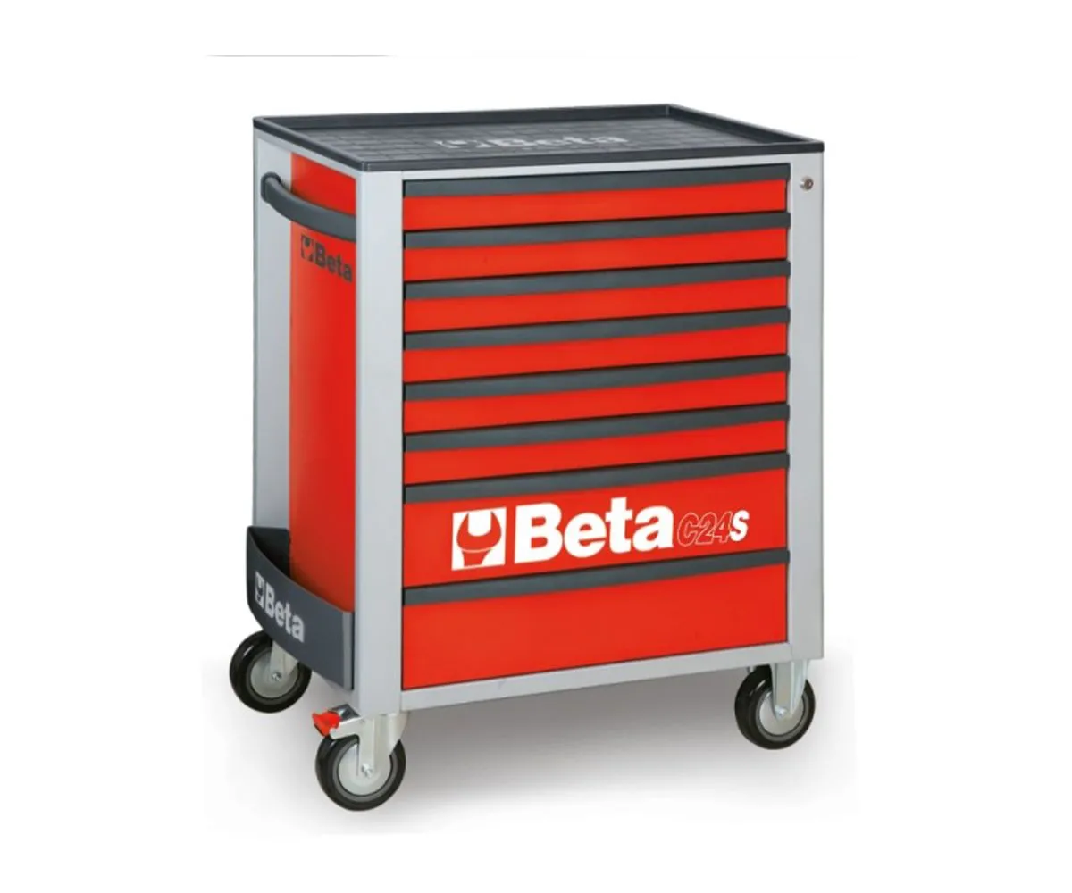 Cassettiera Mobile Beta Rosso Con 8 Cassetti-C24S/8-R-249110
