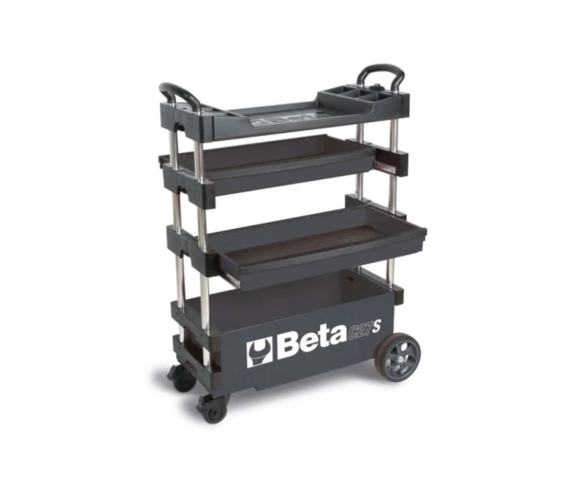 Carrello Beta Portautensili Grigio Richiudibile Per Interventi Esterni-C27S-G-249213