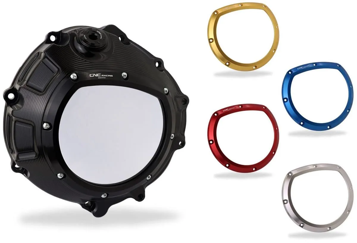 Coperchio carter frizione trasparente CNC Racing per BMW S 1000 R 14-20