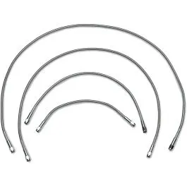 DRAG SPECIALTIES 818 UNIVERSAL BRAKE LINE STAINLESS STEEL AN-3 18'