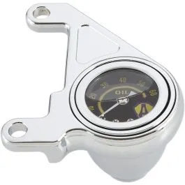ARLEN NESS 15-658 OIL PRESSURE GAUGE KIT RADIUS CHROME