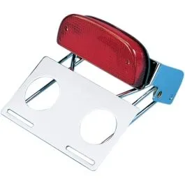 DRAG SPECIALTIES 12-0050K-BX-LB2 CUSTOM TAILLIGHT/LICENSE PLATE ASSEMBLY FOR 7' FATBOB FENDER