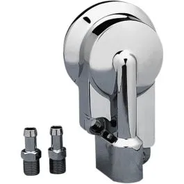 DRAG SPECIALTIES 20302-BX-LB1 CUSTOM OIL FILTER MOUNT CHROME 3/8' FITTING