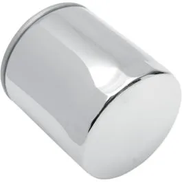 DRAG SPECIALTIES 14-0020HP-BX18 SPIN-ON OIL FILTER W/ MAGNETIC RING CHROME