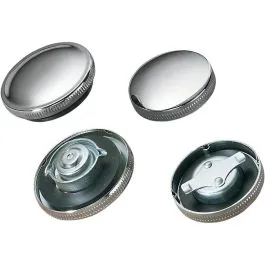 DRAG SPECIALTIES 03-0027-BC222 REPLACEMENT GAS CAP NON-VENTED CHROME