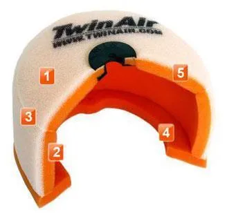 Filtro aria preoliato Twin Air per Suzuki RMX 450 Z 10-12