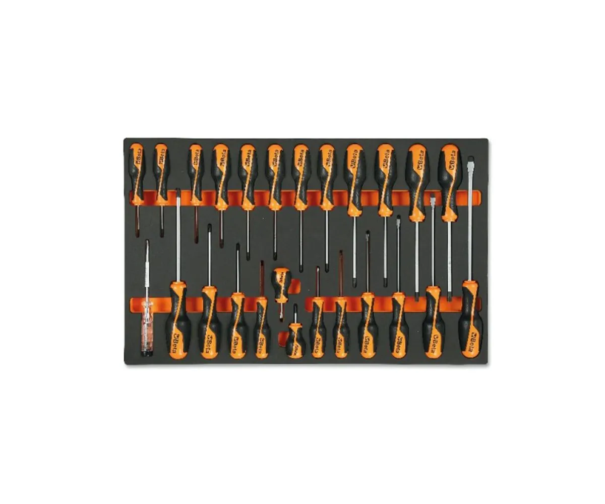 Beta Vassoio Morbido Eva Giravite Beta Grip Per Viti Lama Piatta,phillips E Torx-M195-249161