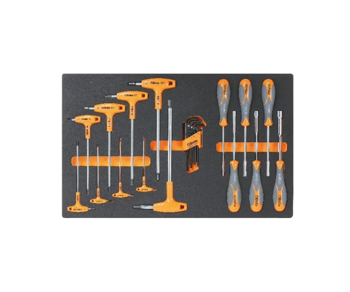 Vassoio Morbido Beta Chiavi Per Viti Impronta Torx,esagonali Piegate E A Bussola-M60-249148