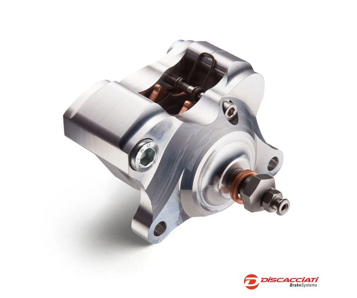 Pinza Posteriore 2 Pistoni Discacciati Pastiglie Incluse Anodizzato Silver-FDR0064-246412